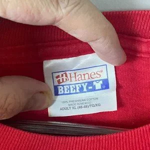 90s Hanes USA製 \"NORATH SHORE HAWAII\" Vintage 90's Hanes Beefy-T Red Dirt Hawaii North Shore